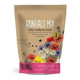 Annuals Mix Wildflower Seed Bag - 100 Balls